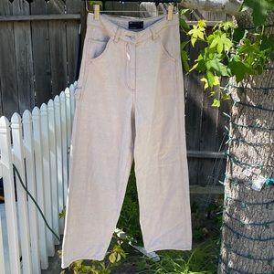 High rise painter jeans in stone